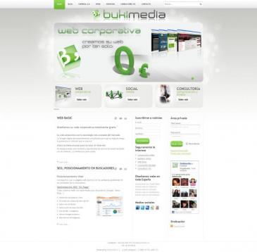Web corporativa de Bukimedia